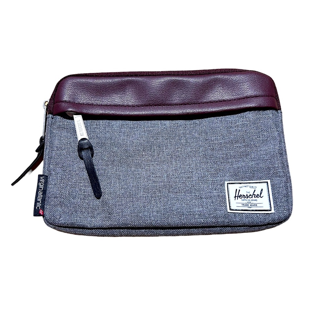 Herschel Supply Company Travel Gray Make-up Bag
